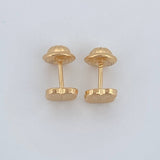 Topos Trebol 0.6gr / 5.45mm Oro Amarillo 18K &