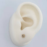 Topos Trebol 0.6gr / 3.77mm Oro Amarillo 18K &