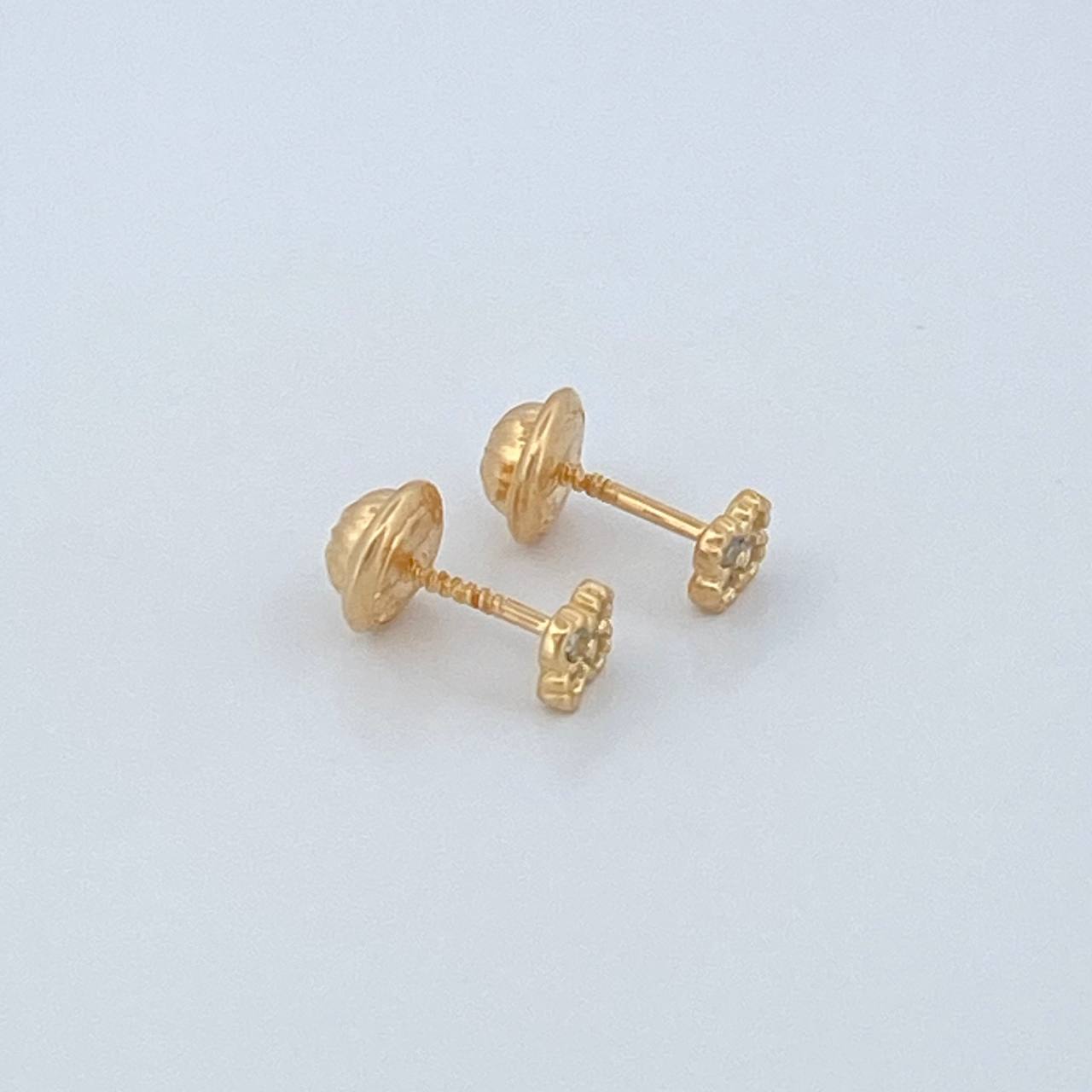 Topos Trebol 0.6gr / 3.77mm Oro Amarillo 18K &