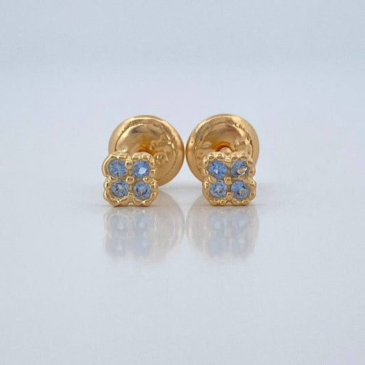 Topos Trebol 0.6gr / 3.77mm Oro Amarillo 18K &