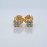 Topos Trebol 0.6gr / 3.77mm Oro Amarillo 18K &