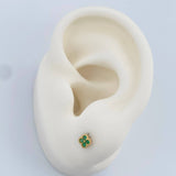 Topos Trebol 0.6gr / 3.78mm Oro Amarillo 18K &