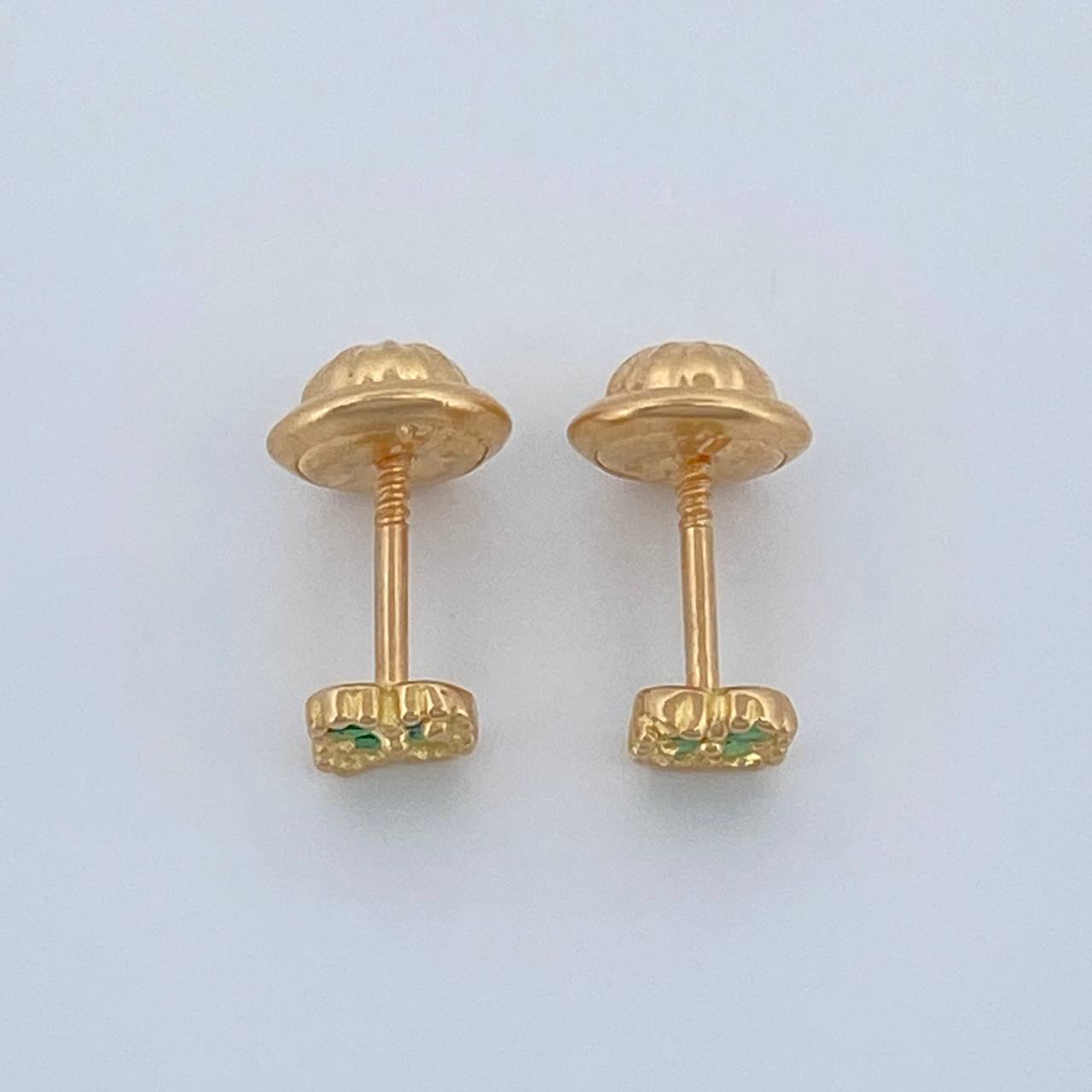 Topos Trebol 0.6gr / 3.78mm Oro Amarillo 18K &