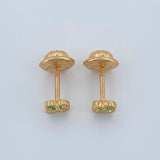 Topos Trebol 0.6gr / 3.78mm Oro Amarillo 18K &