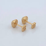Topos Trebol 0.65gr / 3.76mm Oro Amarillo 18K &