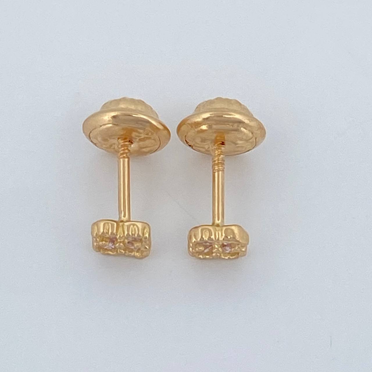 Topos Trebol 0.65gr / 3.76mm Oro Amarillo 18K &