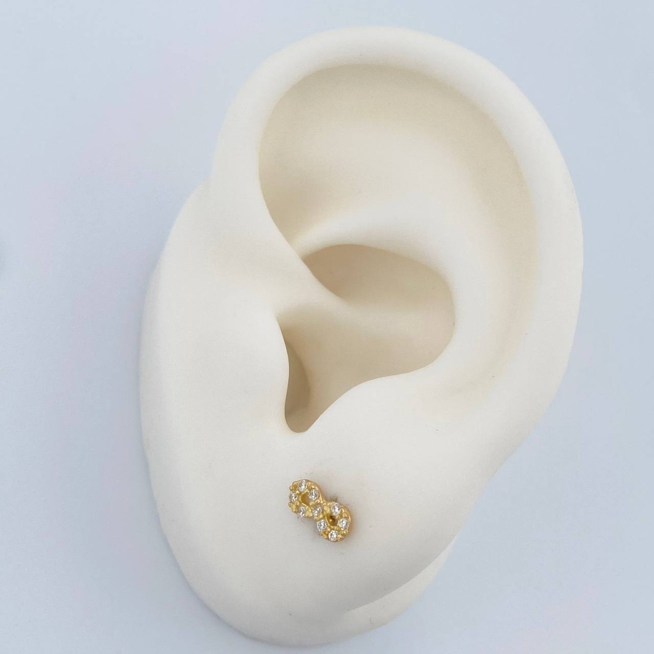 Topos Infinito 0.8gr / 3.43mm Oro Amarillo 18K &