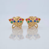 Topos Mariposa 0.8gr / 6.2mm Oro Amarillo 18K &