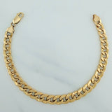 Pulso Cubano 11.05gr / 21cm / 7.05mm Oro Amarillo +1 18K $