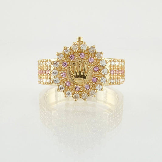 Anillo Corona Tupida 5.25gr / T7 3/4 / Oro Amarillo 18K ©