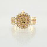 Anillo Corona Tupida 5.25gr / T7 3/4 / Oro Amarillo 18K ©