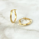 Candongas Clau 1.2gr / 1.3cm / Oro Amarillo 18K ©