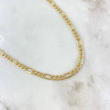 Cadena Figaro 6.4gr / 60cm / 2.95mm Oro Amarillo +0$
