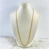 Cadena Cubana 7.3gr / 65cm / 3.3mm Oro Amarillo +0
