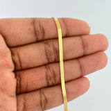 Pulso Espejo 2.3gr / 19.1cm / 2.28mm Oro Amarillo +3 18K %