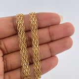 Cadena China 6.35 g / 45 cm / 4.5 mm Oro Amarillo 18K
