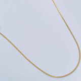 Cadena Serpiente 1.35gr / 45.4cm / 0.8mm Oro Amarillo +3 18K $