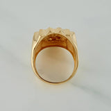 Anillo Rostro Cristo 11.6gr / T10 1/4 / Tres Oros 18K