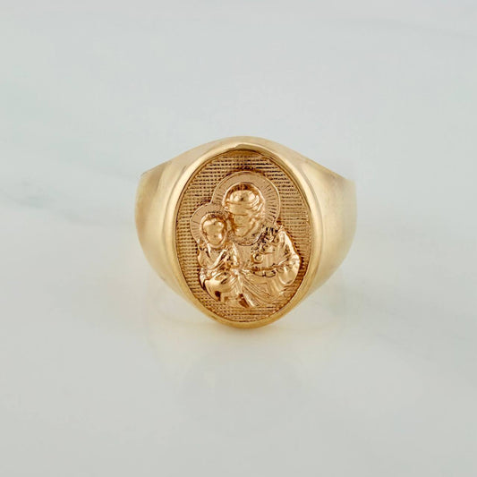 Anillo San Jose 4.65gr / T9 / Oro Amarillo 18K