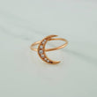 Anillo Luna 1.55gr / T6 3/4 / Oro Rosa 18K