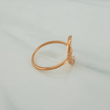Anillo Luna 1.55gr / T6 3/4 / Oro Rosa 18K
