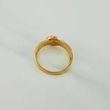 Anillo Correa 2.2gr / T6 3/4 / Tres Oros 18K $