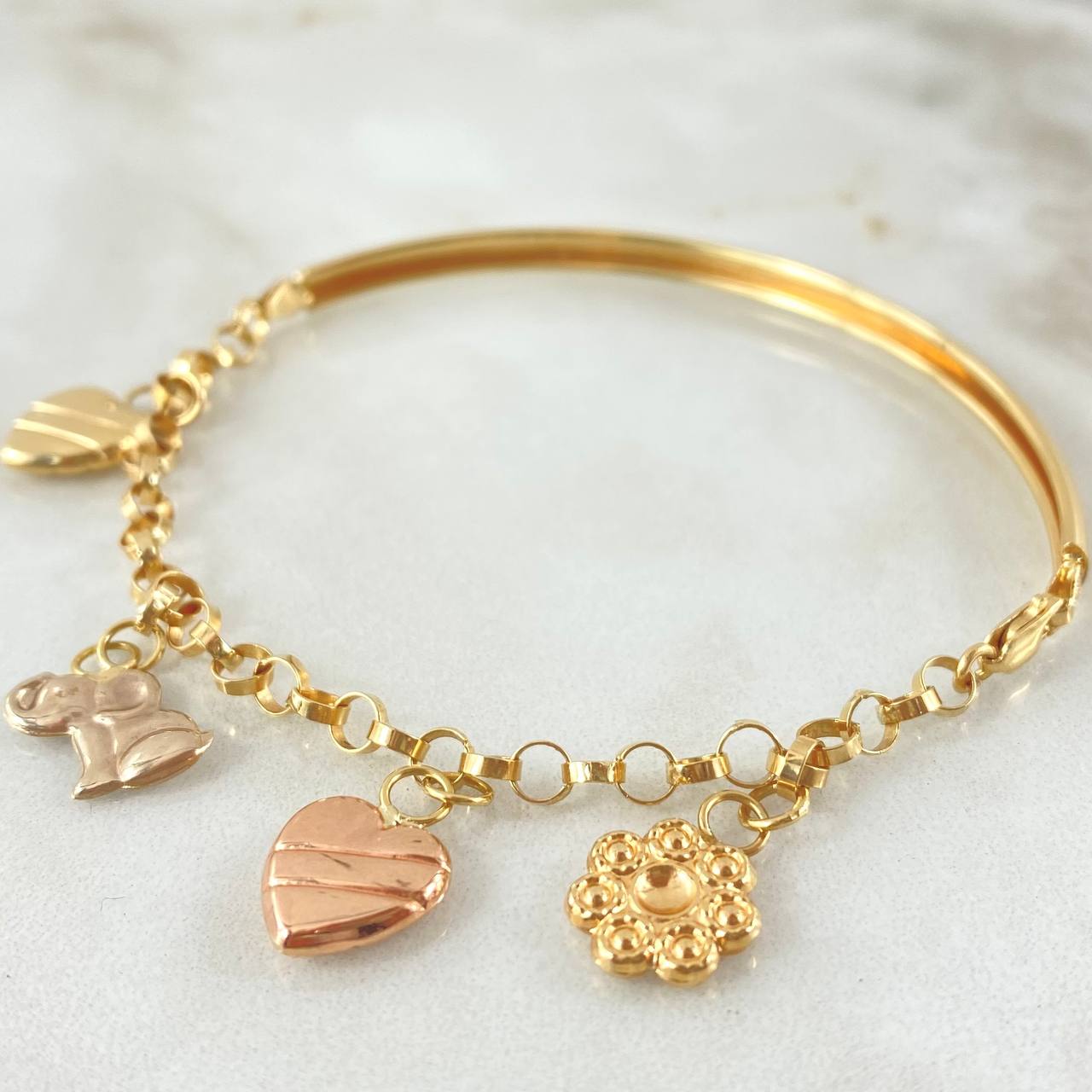 Pulso Charms 5.8gr / 19cm / Oro 18K