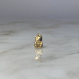 Dije Oso 0.5gr / 1.7cm / Corazon Troquelado Oro Amarillo $