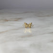 Herraje Mariposa 0.6gr / 1.6cm Troquelado Oro Amarillo