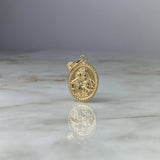 Dije Virgen del Carmen 2.05gr / 3.4cm Troquelado Oro Amarillo