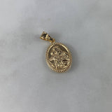 Dije Virgen del Carmen 2.05gr / 3.4cm Troquelado Oro Amarillo
