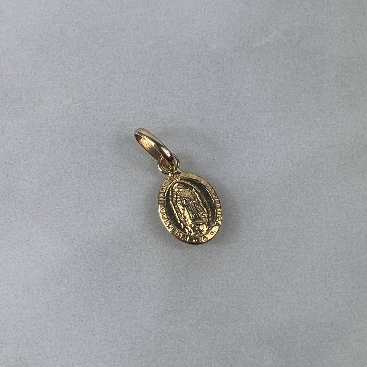 Dije Virgen de Guadalupe 0.7gr / 1.9cm Troquelado Oro Amarillo