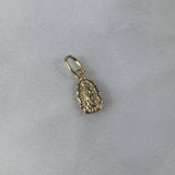 Dije Silueta Virgen de Guadalupe 0.65gr / 1.7cm Troquelado Oro Amarillo