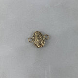 Herraje Virgen Guadalupe 0.6gr / 1.5cm Silueta Oro Amarillo