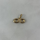 Dije Infinito  0.8gr / 1.5cm Troquelado Oro Amarillo