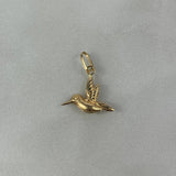 Dije Colibri 0.55gr / 1.8cm / Troquelado Oro Amarillo