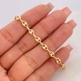 Tobillera GC 3.9g / 27.05cm / 5.28mm Oro Amarillo 18K