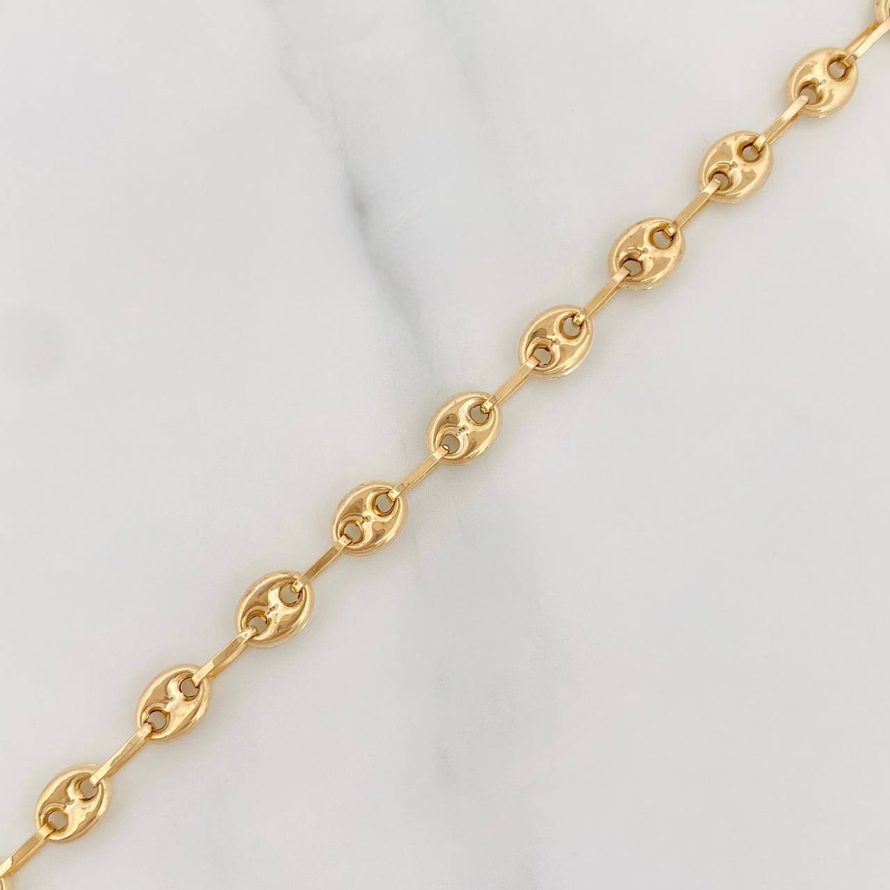 Tobillera GC 3.85g / 27cm / 4.8mm Oro Amarillo 18K