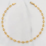 Tobillera GC 3.85g / 27cm / 4.8mm Oro Amarillo 18K