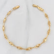 Pulso Rustica Rombo 3.75g / 21cm / 4.31mm Oro Amarillo 18K