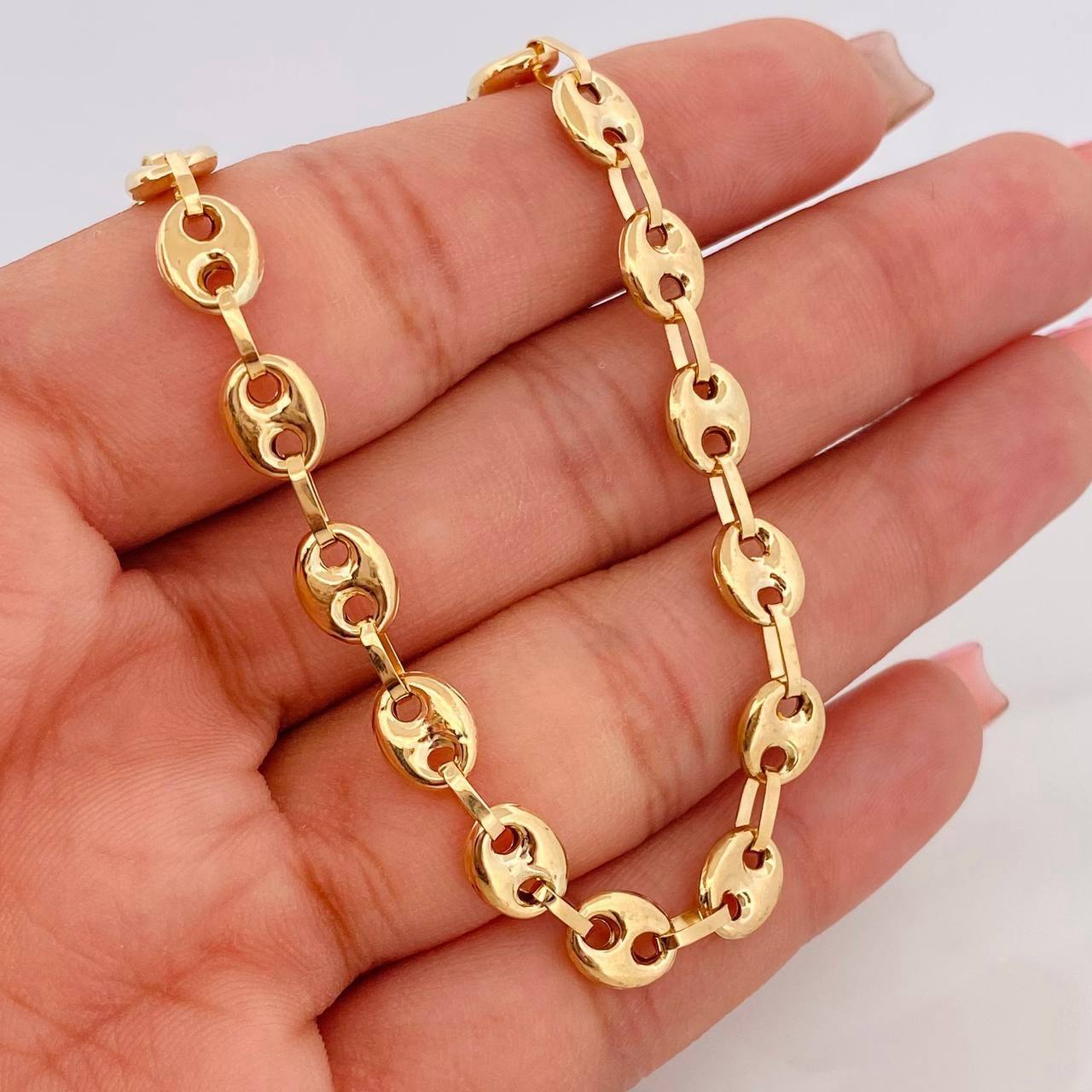 Cadena GC 10.95g / 50cm / 5.56mm Oro Amarillo 18K
