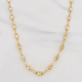 Cadena Rustico Rombo 9.6g / 60cm / 4.28mm Oro Amarillo 18K