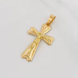Dije Cruz Cristo 3.35g / 4.05cm Oro Amarillo 18K