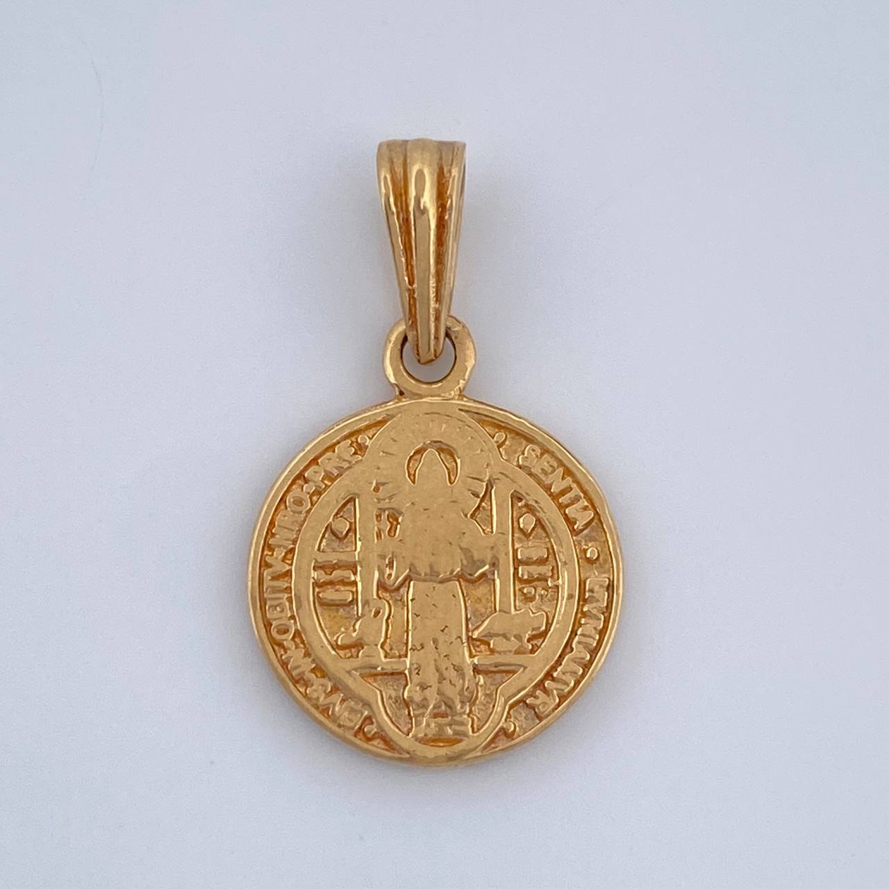 Dije San Benito 1.65gr / 2cm / Oro Amarillo 18K $