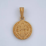 Dije San Benito 1.65gr / 2cm / Oro Amarillo 18K $