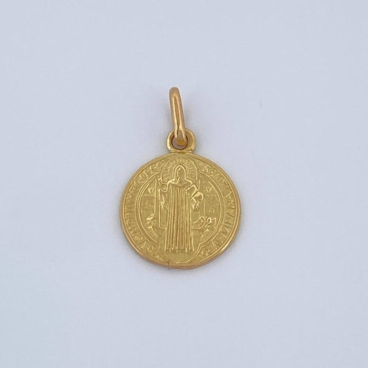 Dije San Benito 1.5gr / 1.8cm / Oro Amarillo 18K $