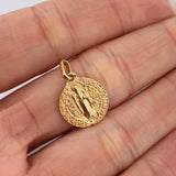 Dije San Benito 2.7gr / 2.2cm / Oro Amarillo 18K $