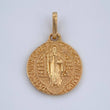 Dije San Benito 2.7gr / 2.2cm / Oro Amarillo 18K $