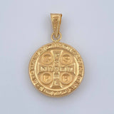 Dije San Benito 1.35gr / 2.5cm / Oro Amarillo 18K $