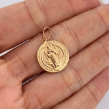 Dije San Benito 1.05gr / 2.3cm / Oro Amarillo 18K $